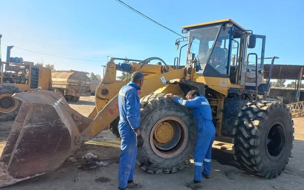 مشروع صيانة الآليات في مقاطعة الجزيرة